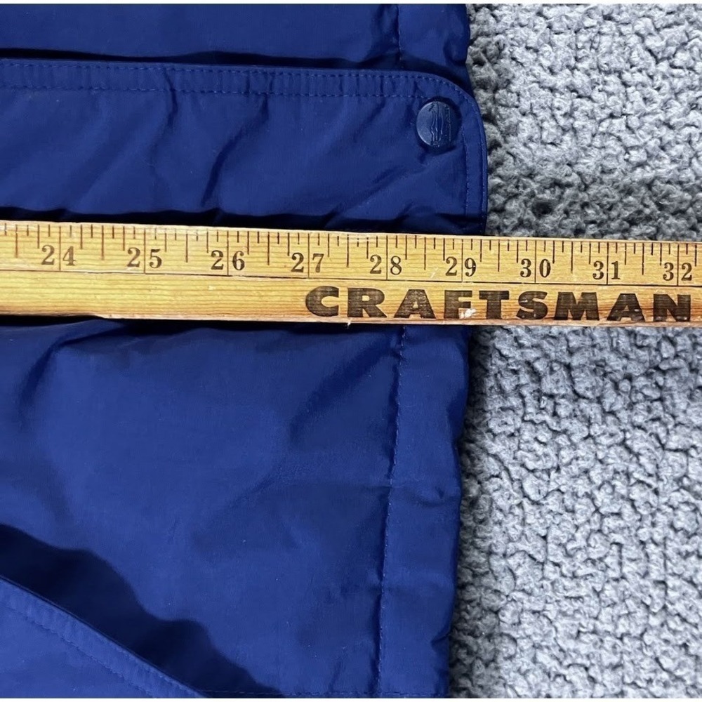 VTG LL Bean Womens Small Blue Insulated‎ Winter Parka Fleece Jacket - Picture 9 of 13